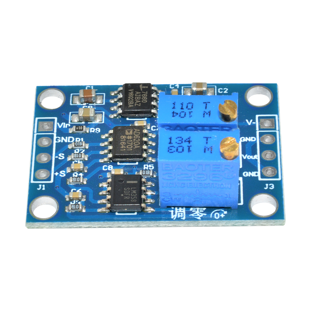 AD620 Microvolt MV Voltage Amplifier Signal Instrumentation Module Board GW