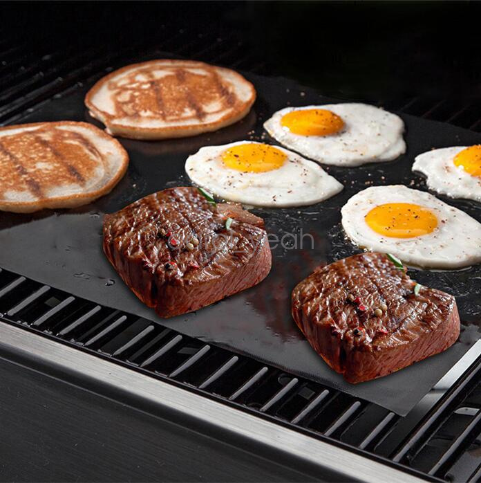 Lot de 10 Tapis Facile Barbecue Grill Mat Cuire Antiadhésif Cuisson Tapis as seen on TV Hot