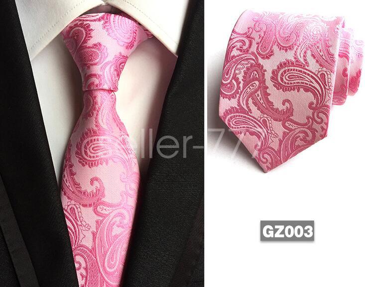 Red Classic Mens Paisley Tie Necktie Wedding Fashion JACQUARD WOVEN Tie gift