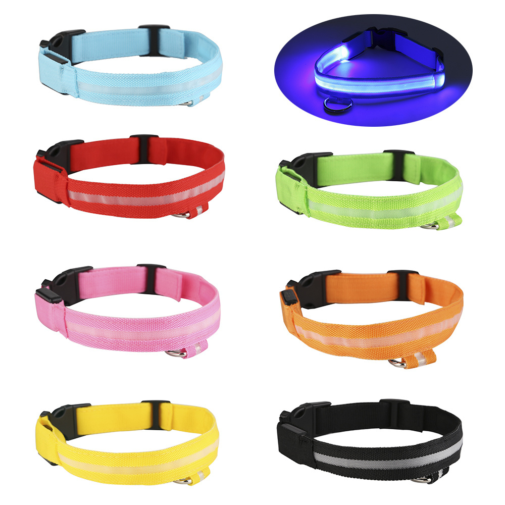 Produktbild von LED Leuchthalsband Für Hunde – Verstellbares Leuchtband, Halsband Mit LED-Lichtern