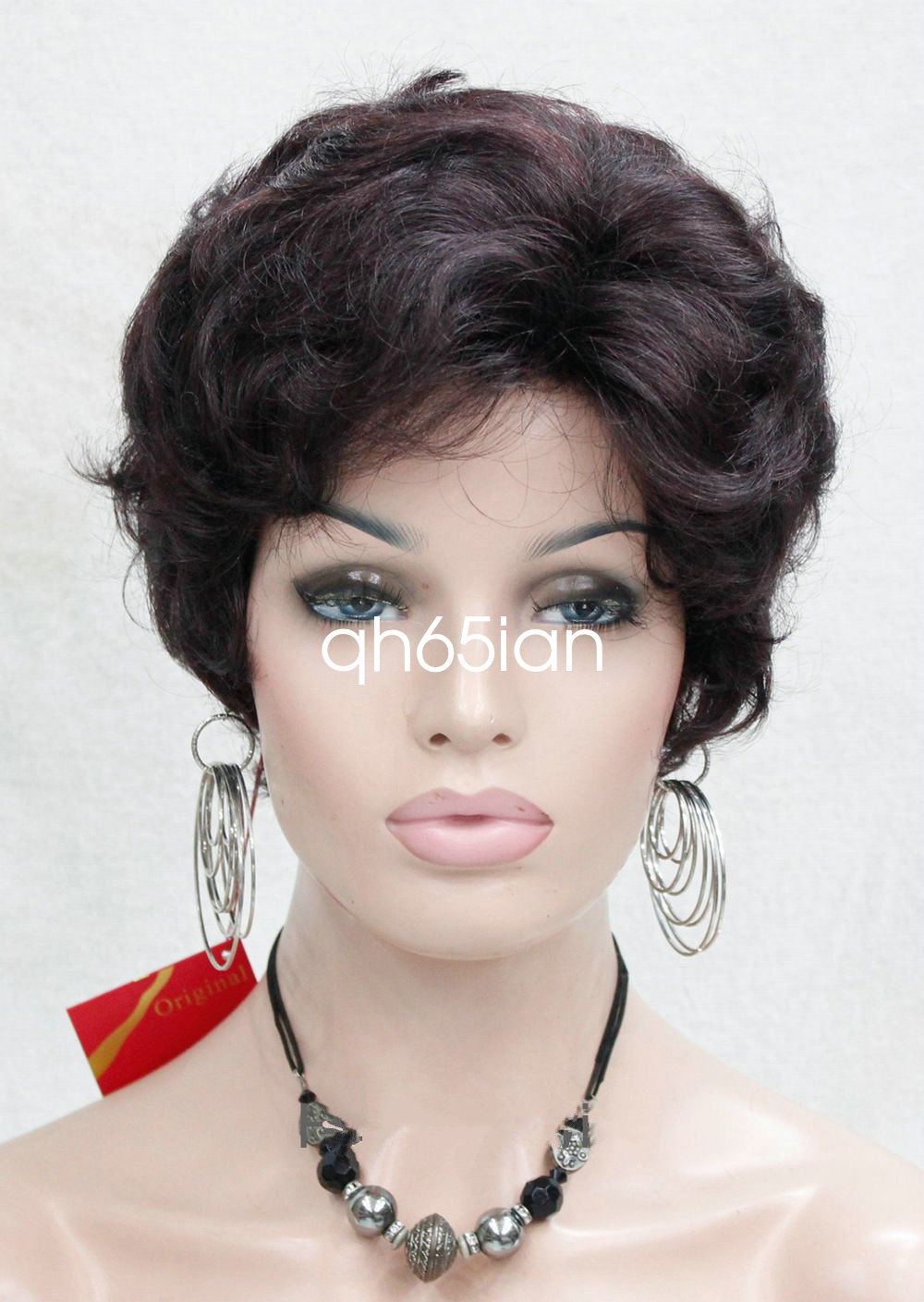 Fashion Wigs Women Short Curly Natural hair Ladies wig 