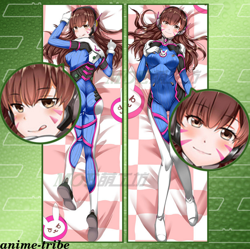 Overwatch Ow Dva Mei Mercy Dakimakura Hugging Body Pillow Case Covers 150 50cm Ebay