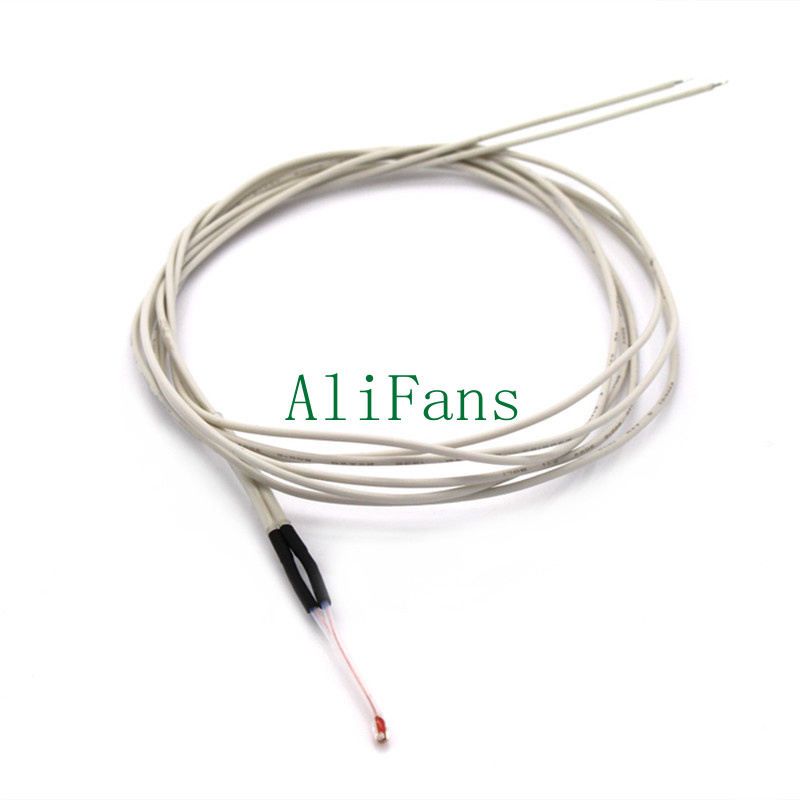 2PCS Reprap NTC 3950 Thermistor 100K with 1 Meter wire for 3D Printer NEW