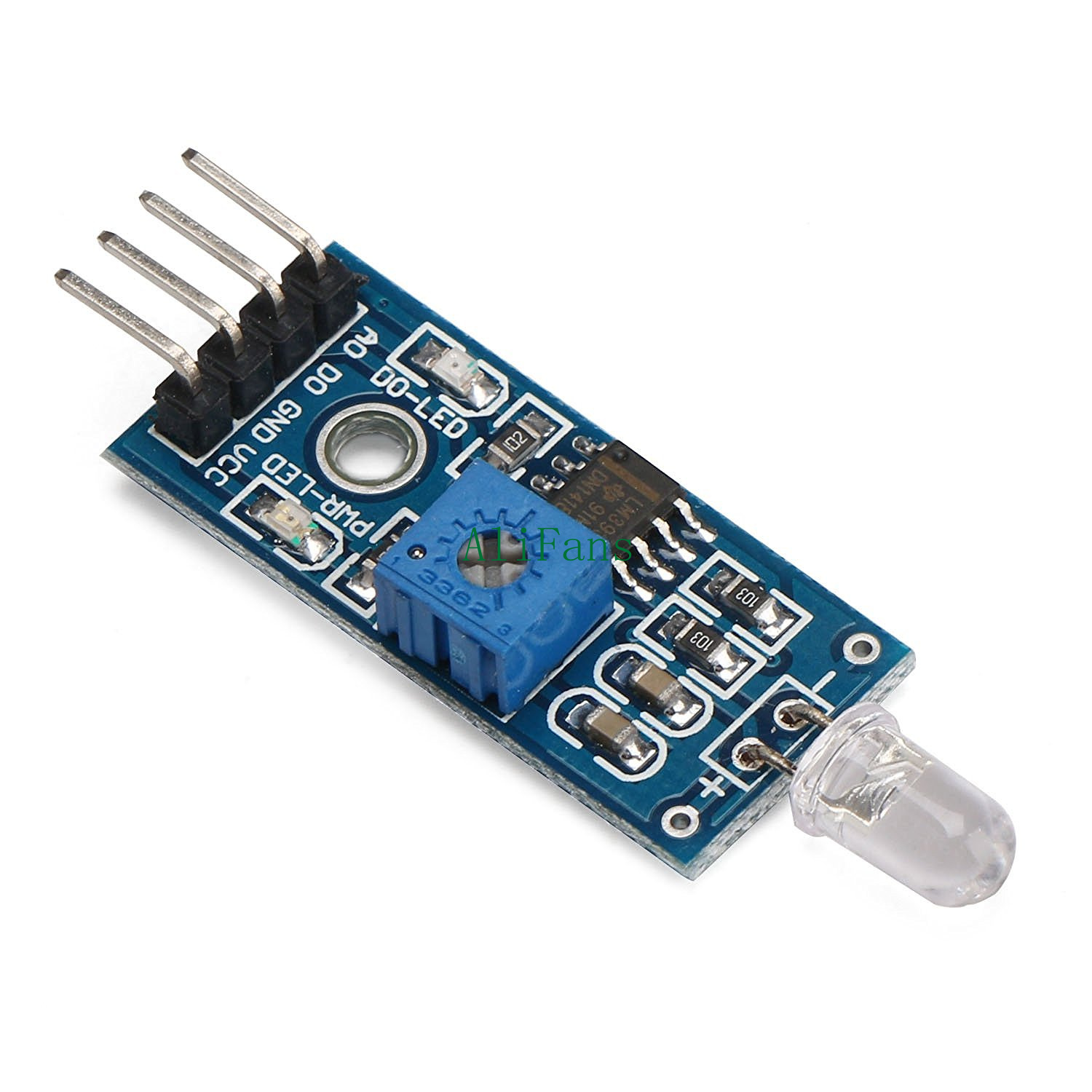 LM393 Light Sensor Module 3.3-5V Input Light Sensor For Arduino ...