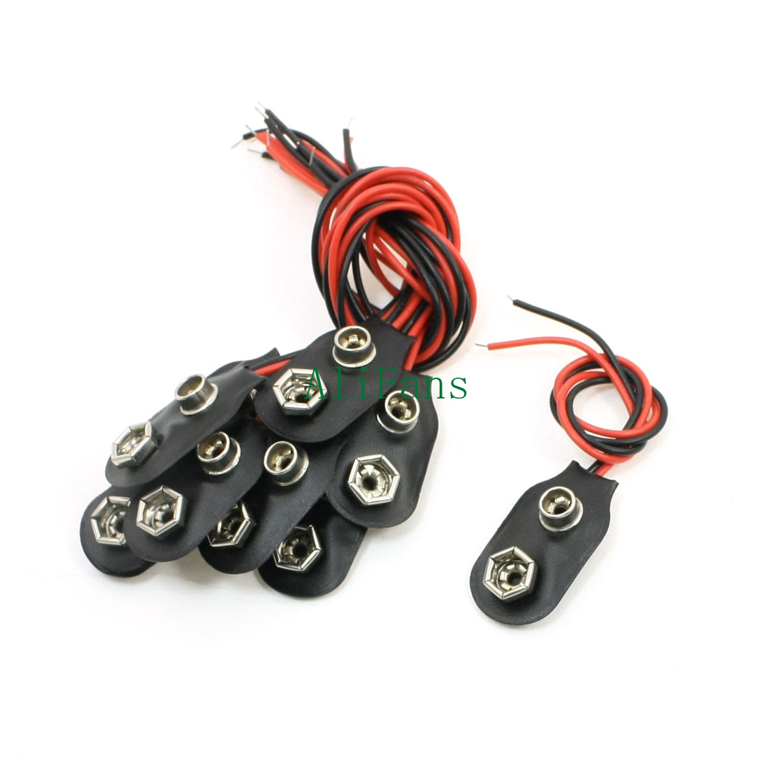 New 10PCS PP3 MN1604 9V 9volt Battery Holder Clip Snap On Connector