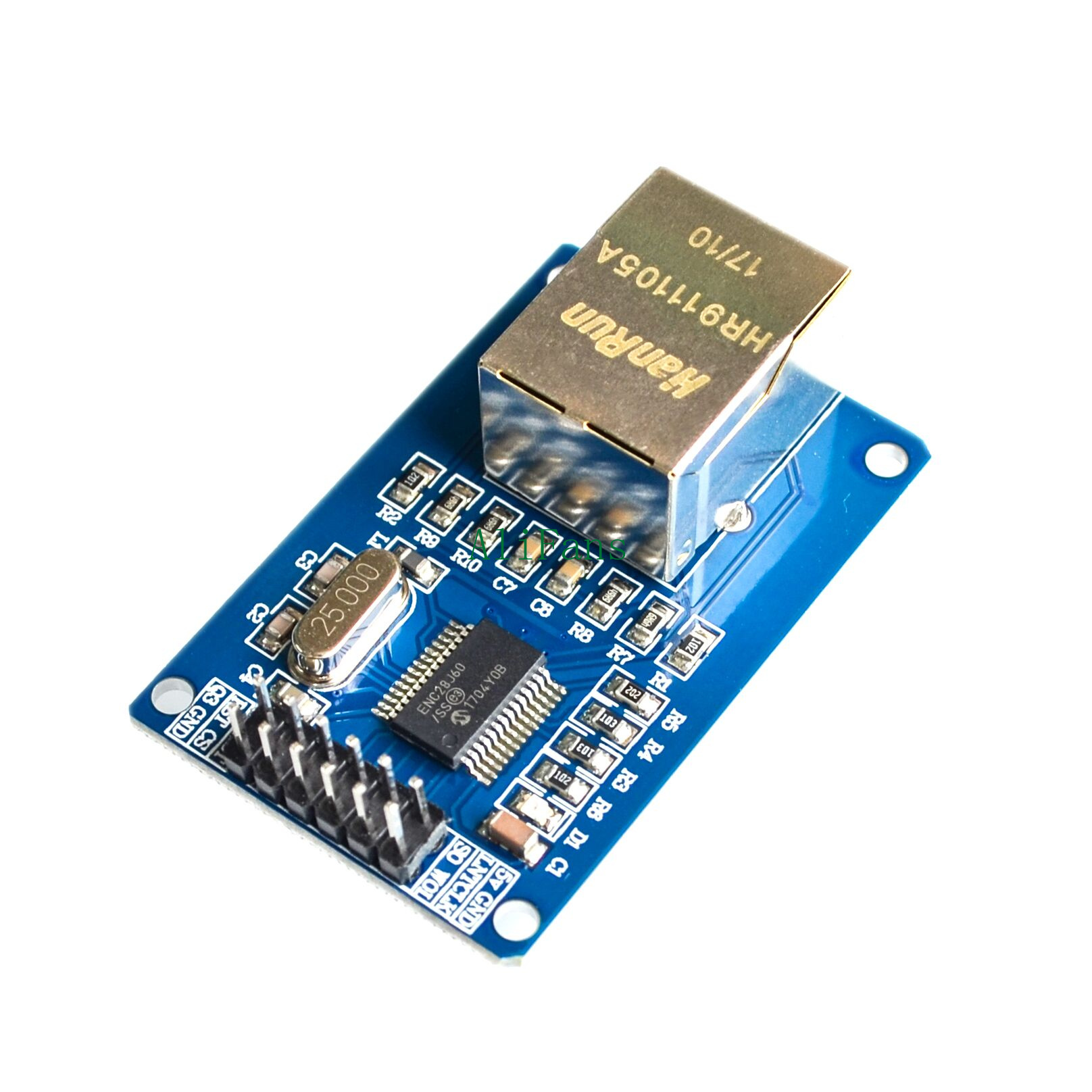 2PCS MiNi ENC28J60 Ethernet LAN Network Module For Arduino SPI AVR PIC LPC STM32