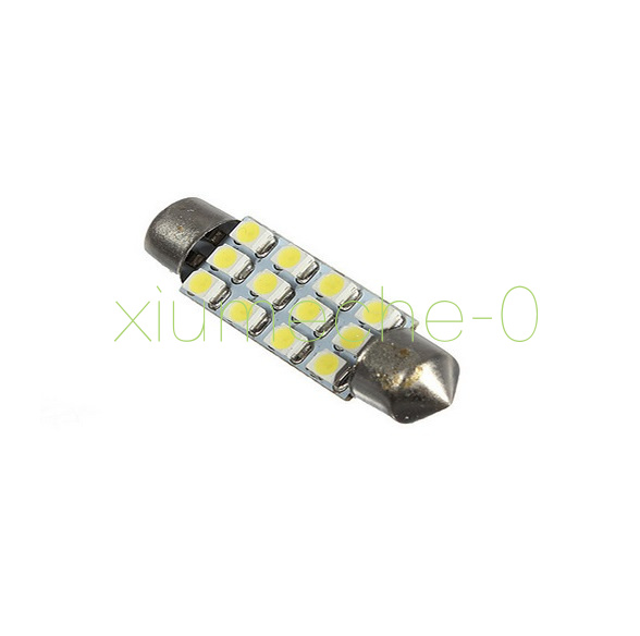 2pcs Car Dome 12 3528-SMD LED Bulb Light Interior Festoon Lamp White Great 42mm