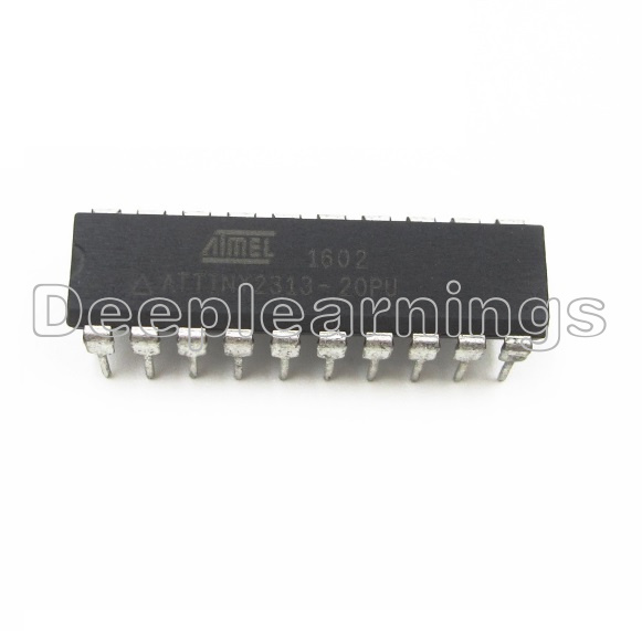 2Pcs ATMEL ATTINY 2313 ATTINY2313-20PU MCU AVR CHIP IC DIP-20