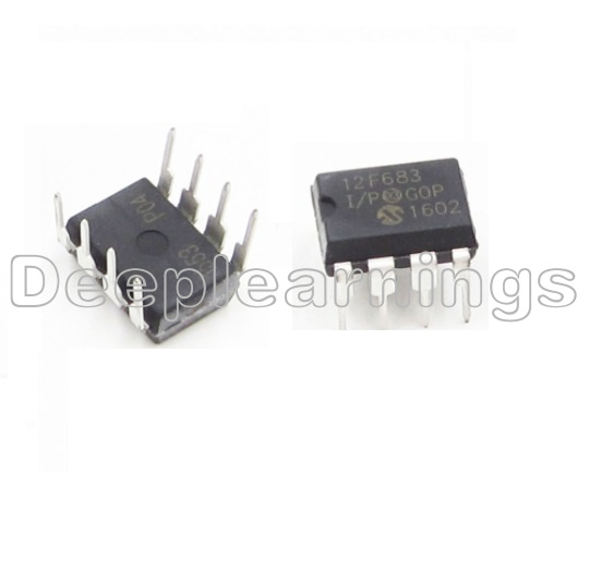 5PCS MCU IC MICROCHIP DIP-8 PIC12F683-I//P 12F683-I//P 12F683