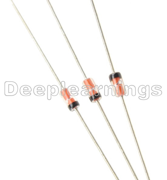 100 PCS GERMANIUM DIODE 1N34A DO-35 1N34 IN34A