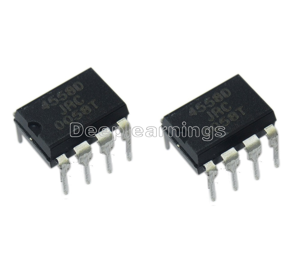 20PCS IC JRC4558D 4558D DIP8 OP AMP DIP8 ESCA LL
