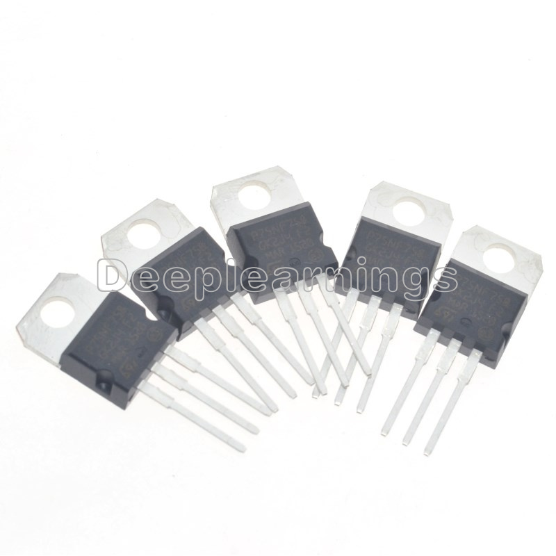 lot P75NF75 to220 power transistor mosfet STP75nf75 transistor de