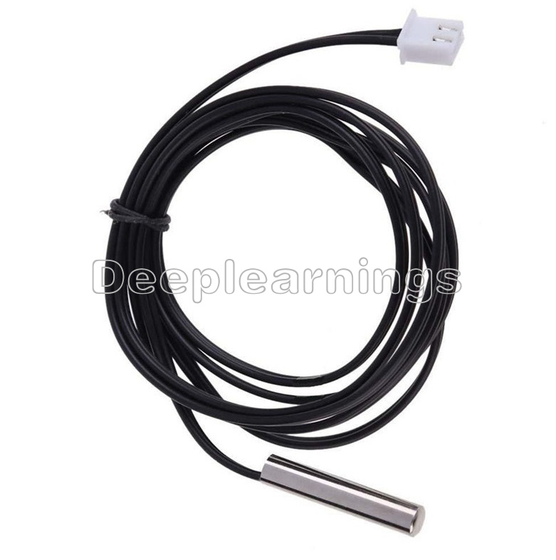 5pcs 1m NTC Thermistor accuracy temperature sensor 10K 1/% 3950 Waterproof Probe