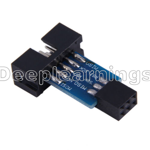 10PCS 10 Pin Convert to Standard 6 Pin Adapter Board ATMEL AVRISP USBASP STK500