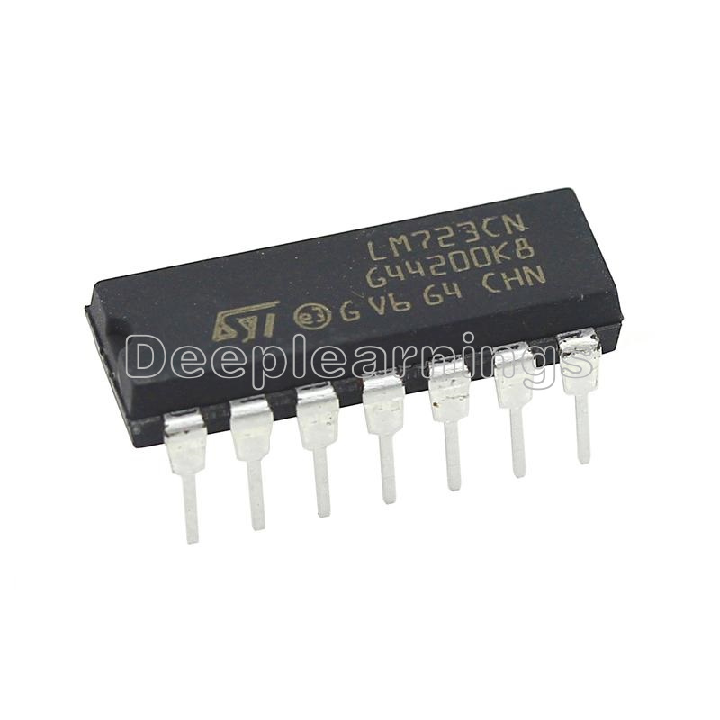 Voltage Regulator 2-37V NEW GOOD QUALITY 5PCS LM723CN LM723 DIP-14 IC Adj