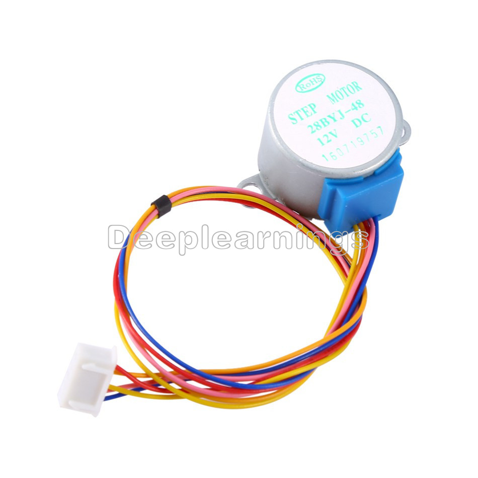 DC12V 4 Phase 28BYJ-48 Step Motor Reduction Valve Gear Stepper Motor For Arduino
