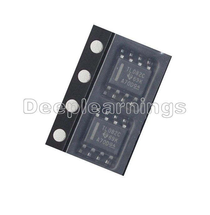 10PCS TL082 IC TI SOP 8 JFET-INPUT OPERATIONAL AMPLIFIERS S8