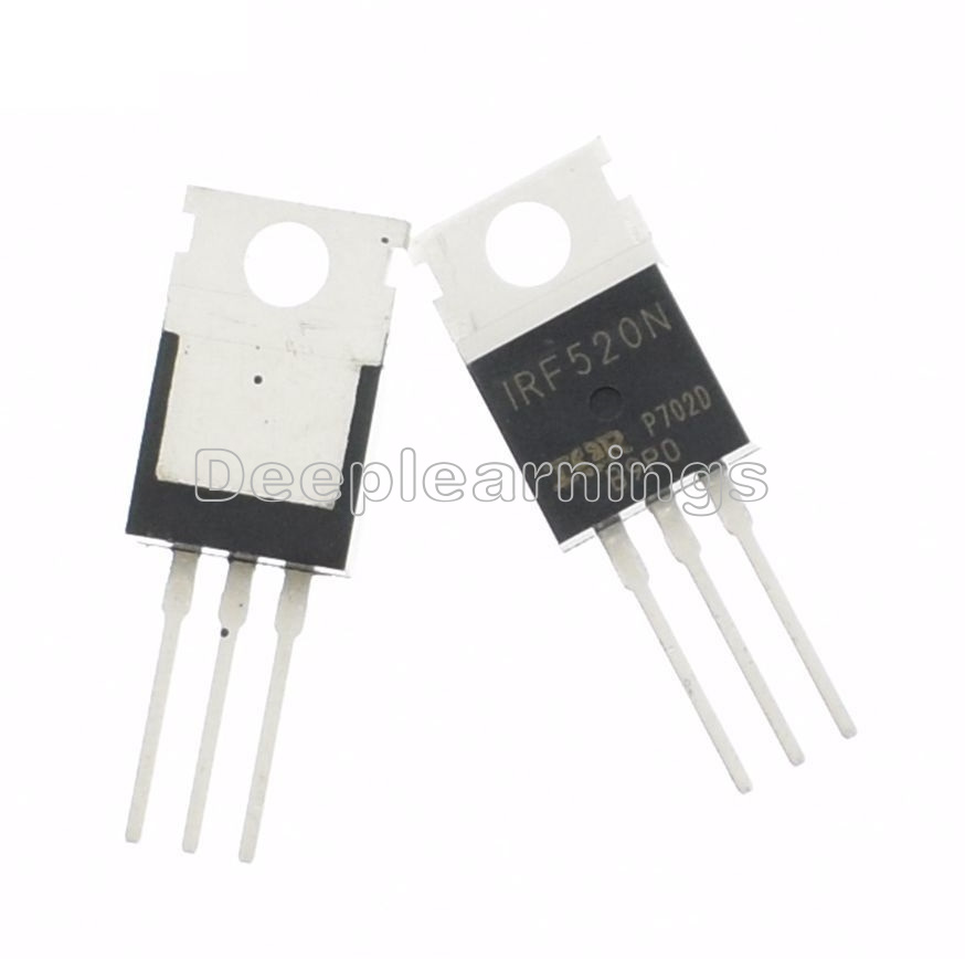 10PCS IRF520 IRF520N TO-220 N-Channel IR Power MOSFET HIGH QUALITY