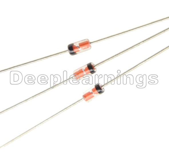 Diodo de Germanio 50Pcs 1N34A DO-35 1N34 IN34A Nuevo