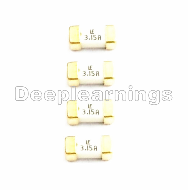 10PCS Littelfuse Fast Acting SMD SMT 1808 125V 3A Surface Mount Fuse