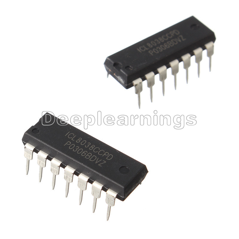 ICL8038 ICL8038CCPD INTERSIL IC OSCILL GEN//VOLT CONTROL 14DIP NEW