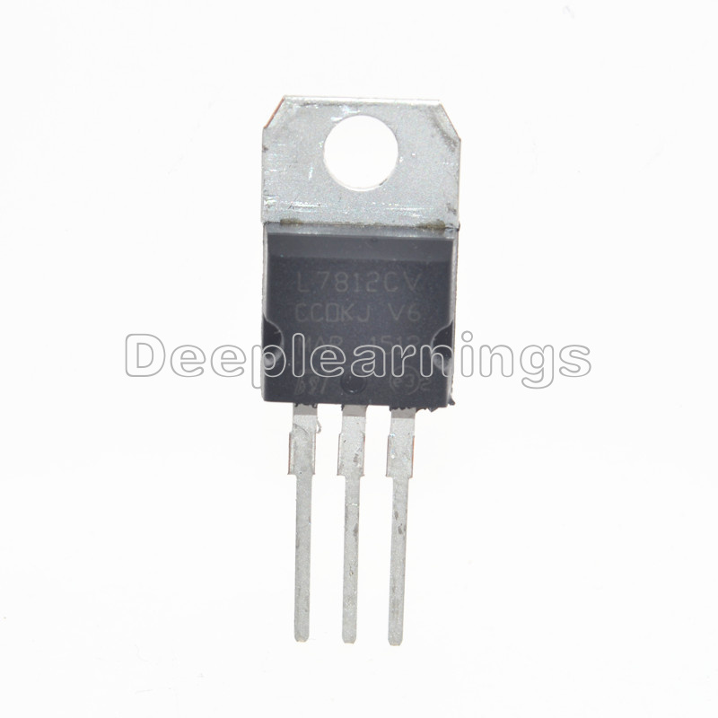 50 PCS IC L7812CV L7812 7812 TO-220 Voltage Regulator 12V NEW