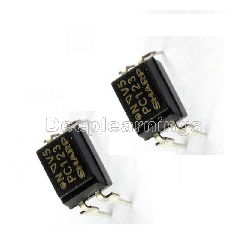 10Pcs PC123 Triac Driver IC Optoisolator Photocoupler Optocoupler DIP4