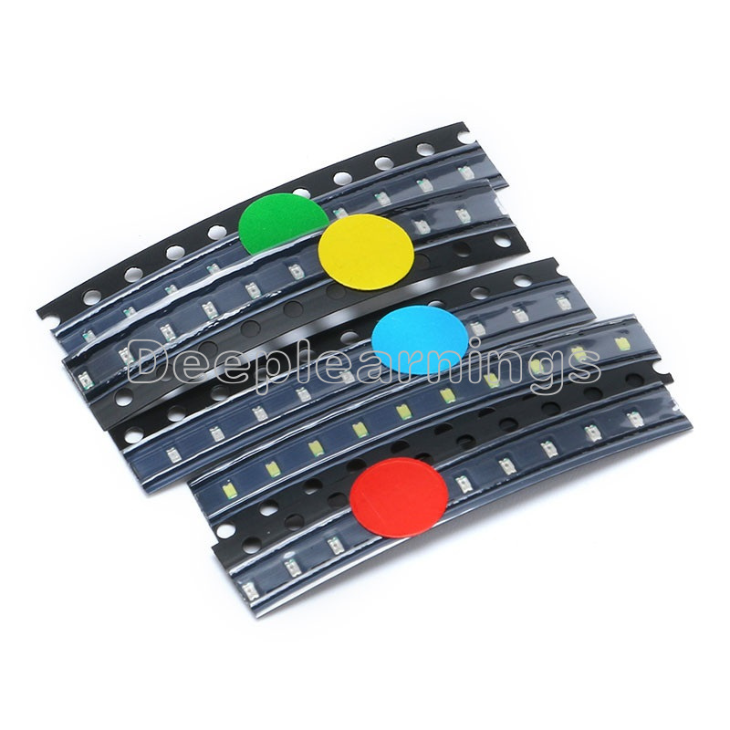 100Pcs SMD SMT 0603 Series LED Super Ultra Bright Red Color Light DIY Lamp NEW