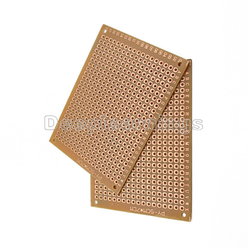 10PCS 5*7cm Useful PCBs DIY Prototype Paper PCB fr4 Universal Board Prototyping
