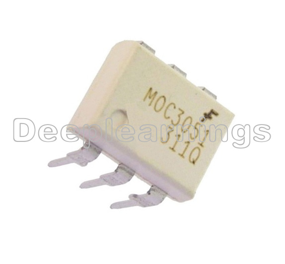 50PCS IC MOC3051 FSC OPTOCOUPLER TRIAC-OUT 6-DIP NEW