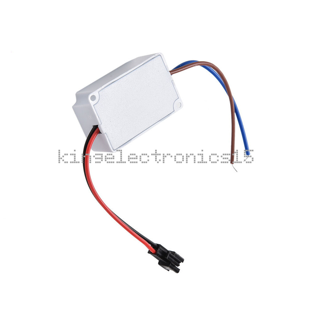 LED Electronic Transformer Smart Power Supply Driver 3X1W AC 85V-265V to DC 12V