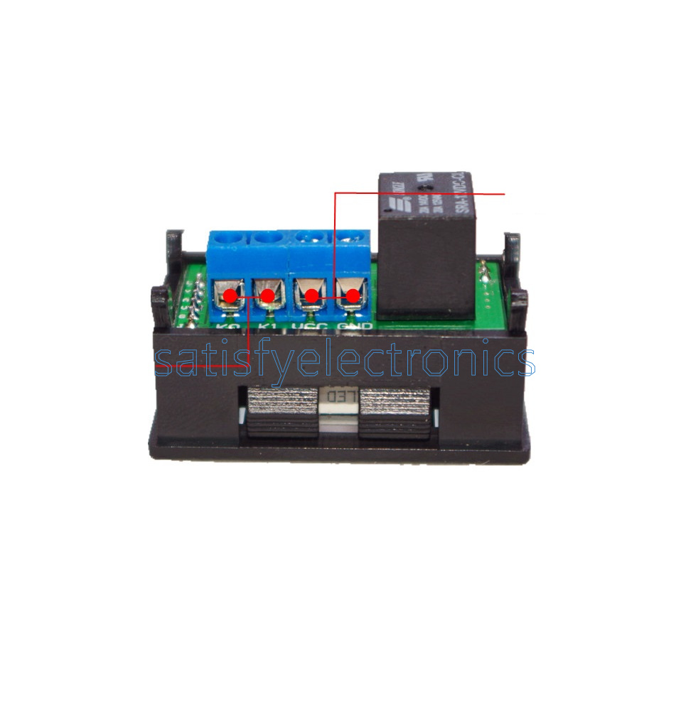 Red W1218 Thermostat 12V+3-Digit NTC Probe Controller Replace W1209WK
