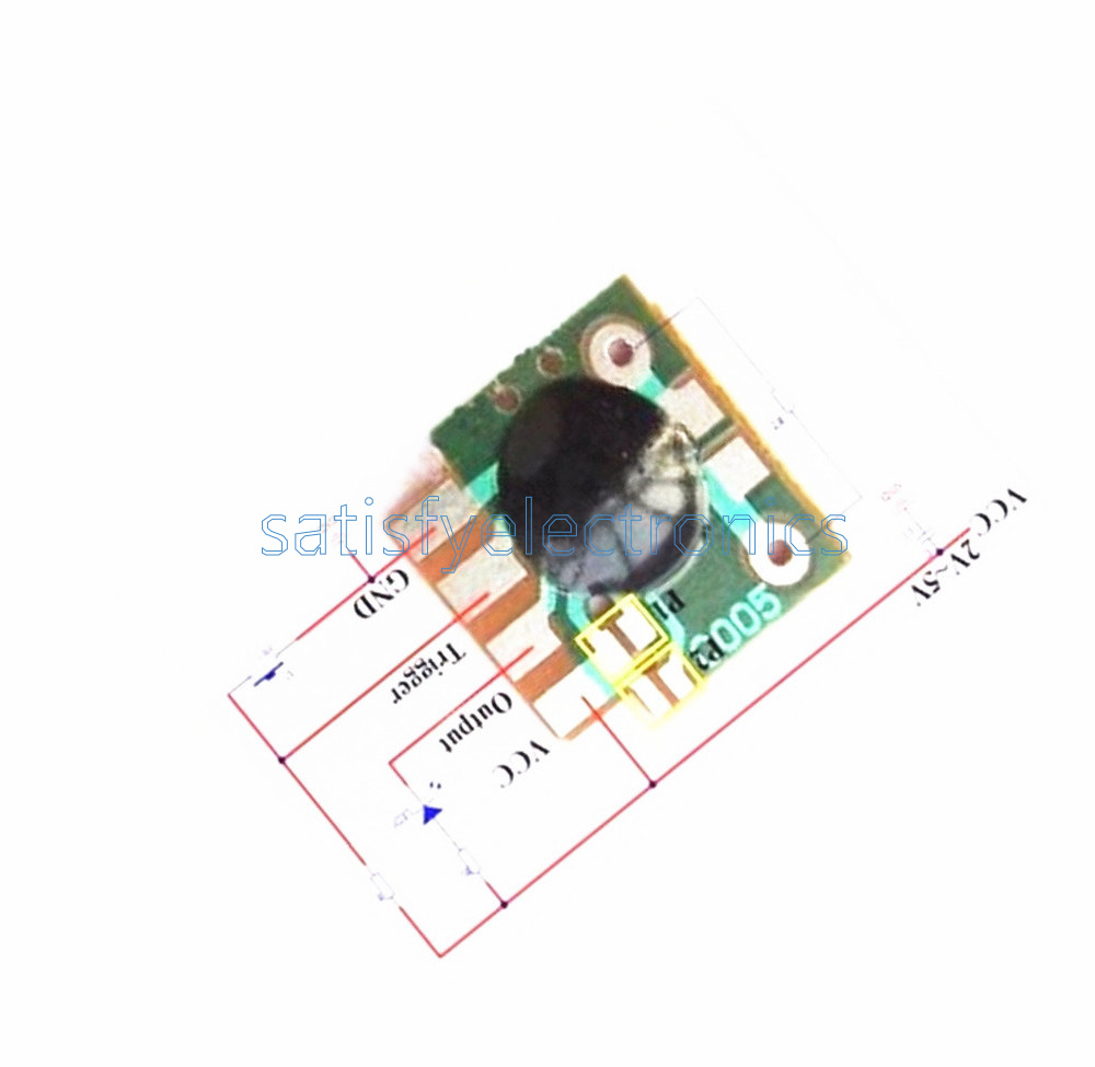 5/10PCS Multifunction Delay Trigger Timing Chip Module Timing 2s 1000h