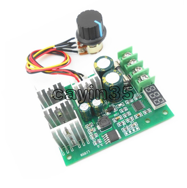 PWM DC6-60V 30A Motor Speed Controller Module Dimmer Current Display