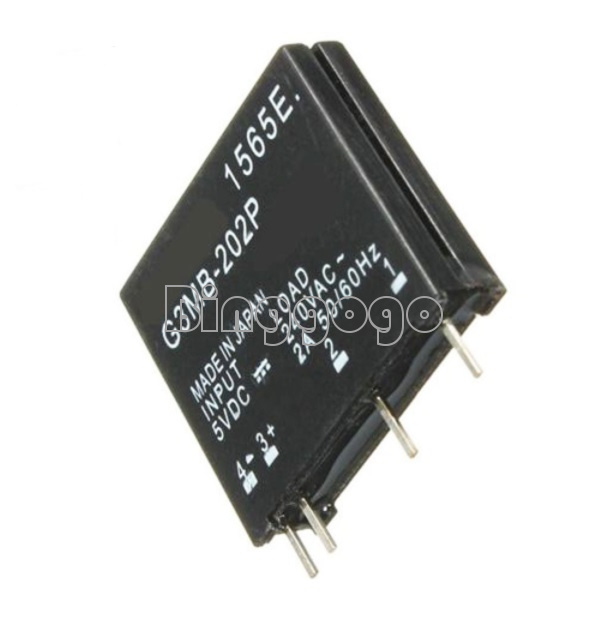 12V 2 Kanal G3MB 202P Halbleiterrelais mit widerstandsfähiger Sicherung