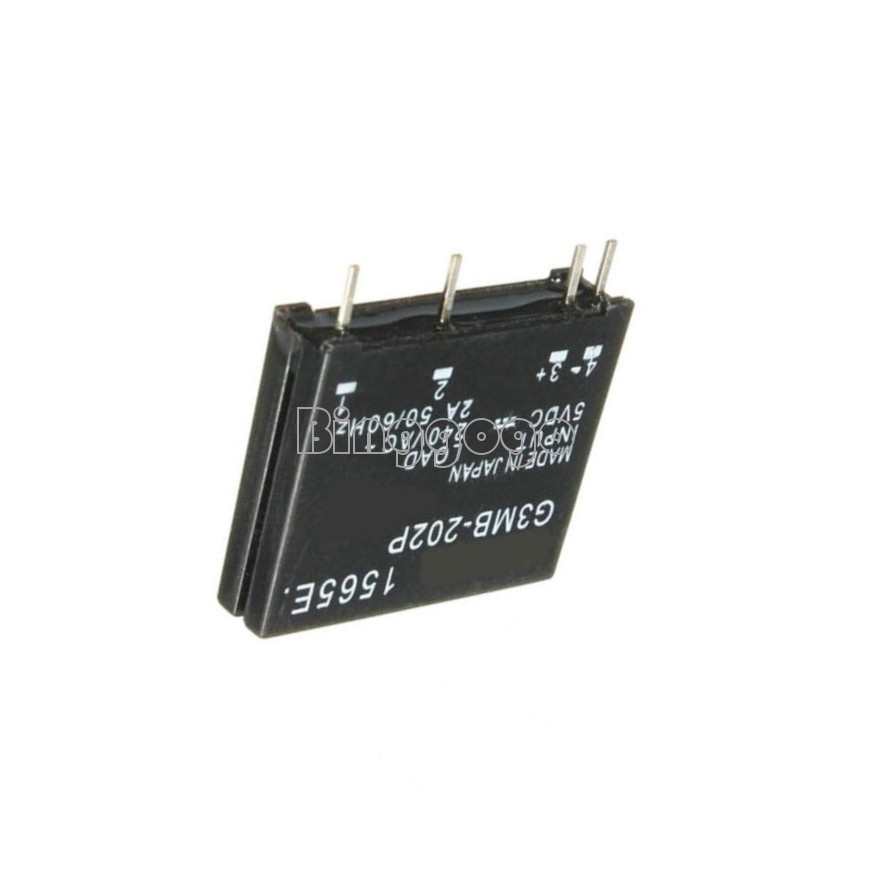 12V 2 Kanal G3MB 202P Halbleiterrelais mit widerstandsfähiger Sicherung