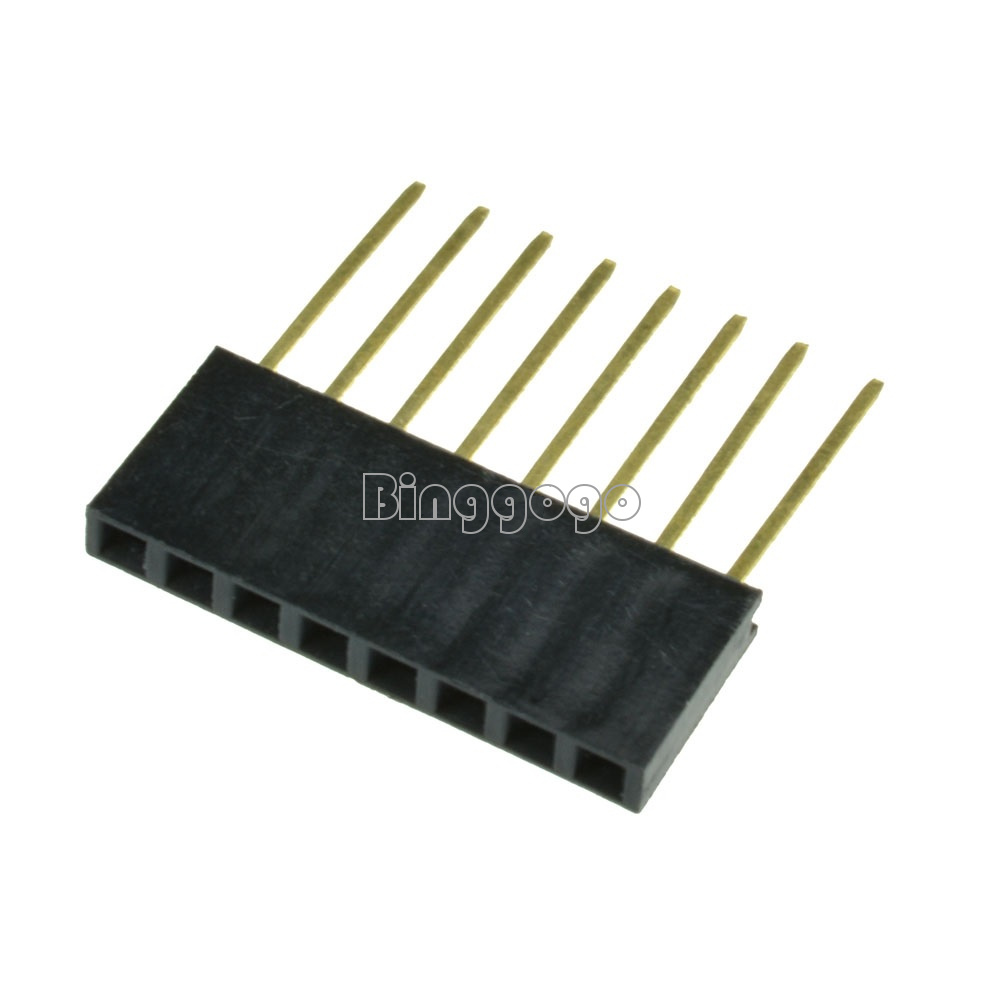 10 Stücke Idc Stecker Gehäuse Headbox Gerade Box Pin Header 8 Pin 2,54MM 2X 1 qx