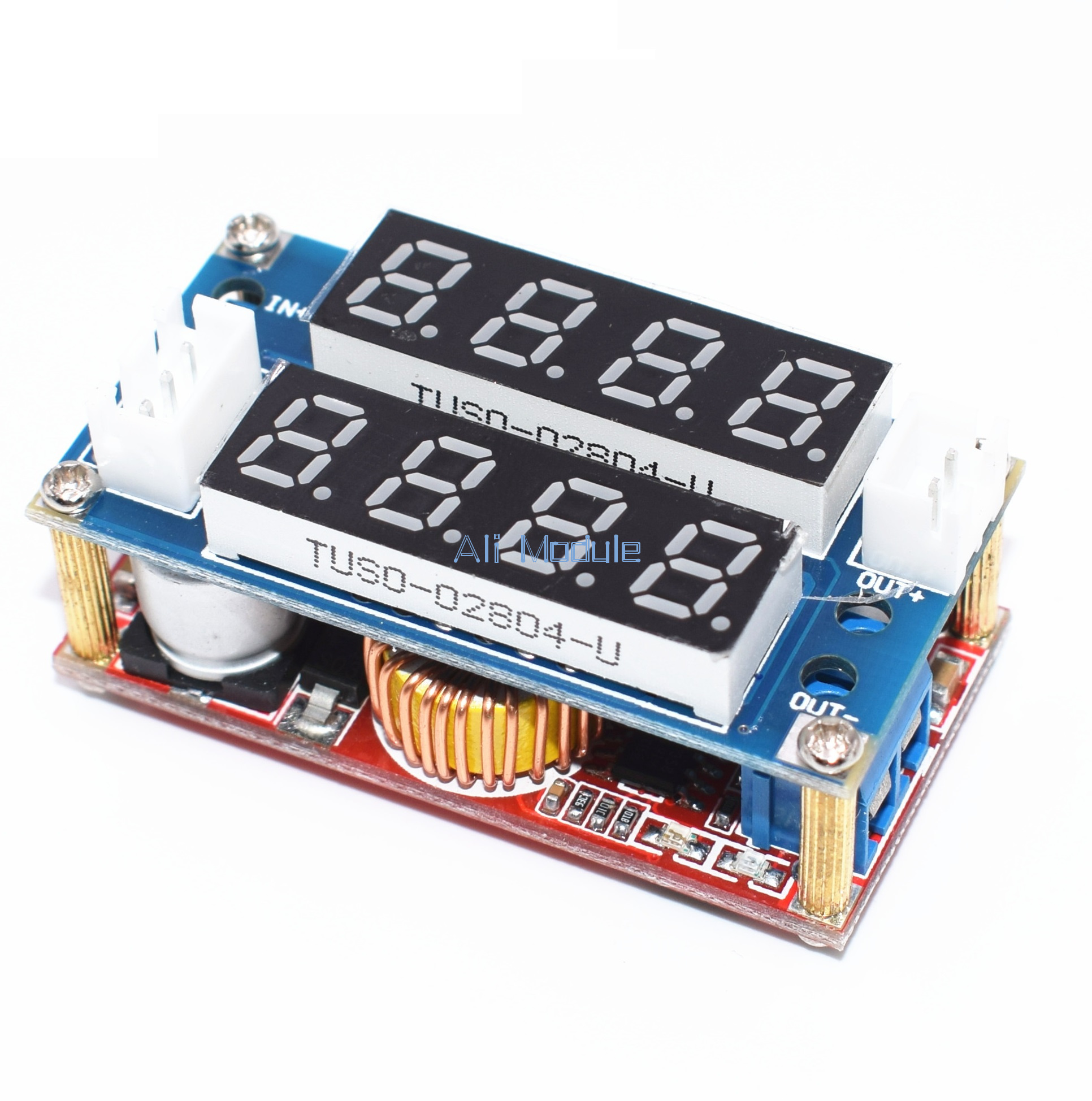 DC-DC Adjustable Power Step-down Charge Module DIY Kit Voltmeter Ammeter P4G1