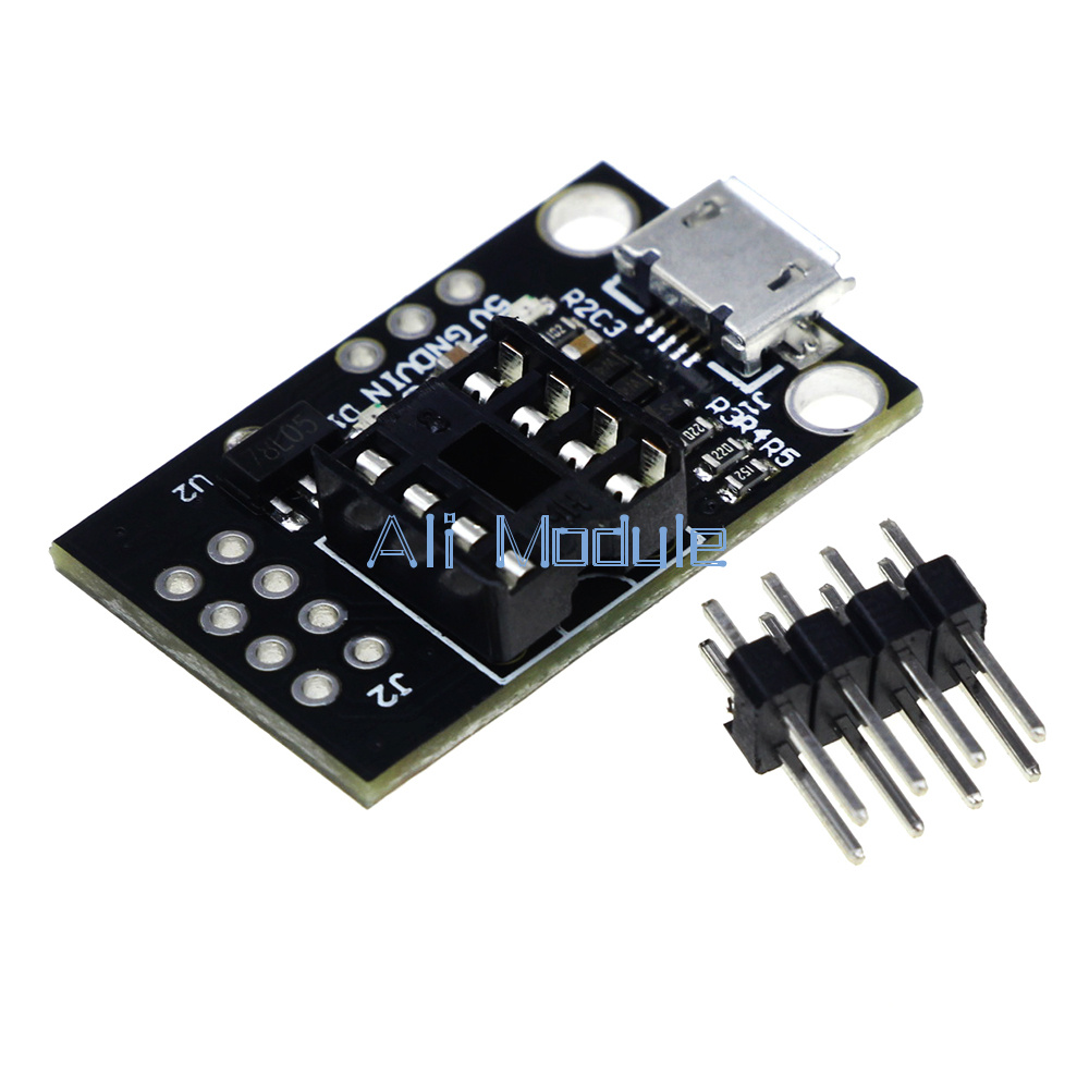 2PCS Development Programmer Board for ATtiny13A//ATtiny25//ATtiny45//ATtiny85