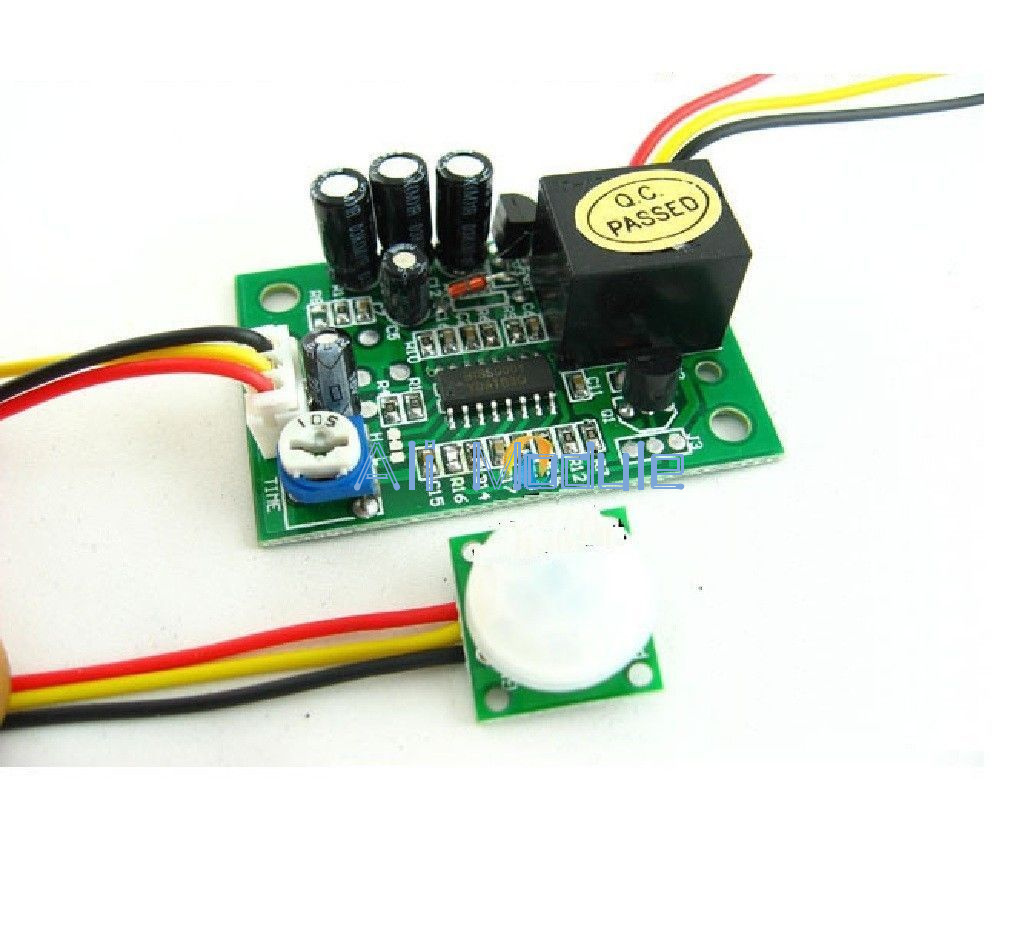 Human Body Sensor DC12V PIR IR Pyroelectric Infrared Module Adjust