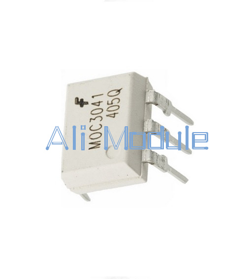 10 PCS OPTOCOUPLER FAIRCHILD//MOTOROLA//QTC DIP-6 MOC3041 MOC3041M UK