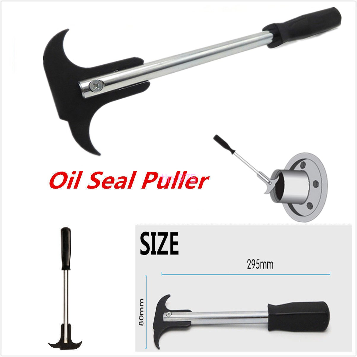 Professional Autos Oil Seal Puller Grease Seals Twin Hook Puller Hand