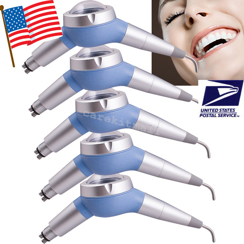 5x Dental lab Air Teeth Polishing Polisher Handpiece Hygiene Prophy Jet