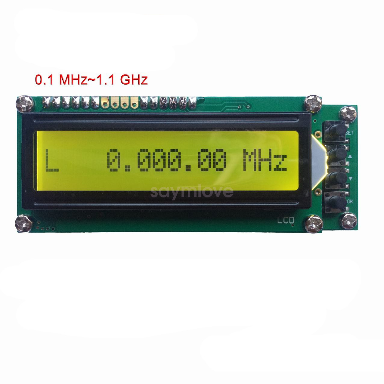 0.1~70MHz 10MHz ~ 1.1 GHz Frequency Counter Tester Measurement For Ham Radio