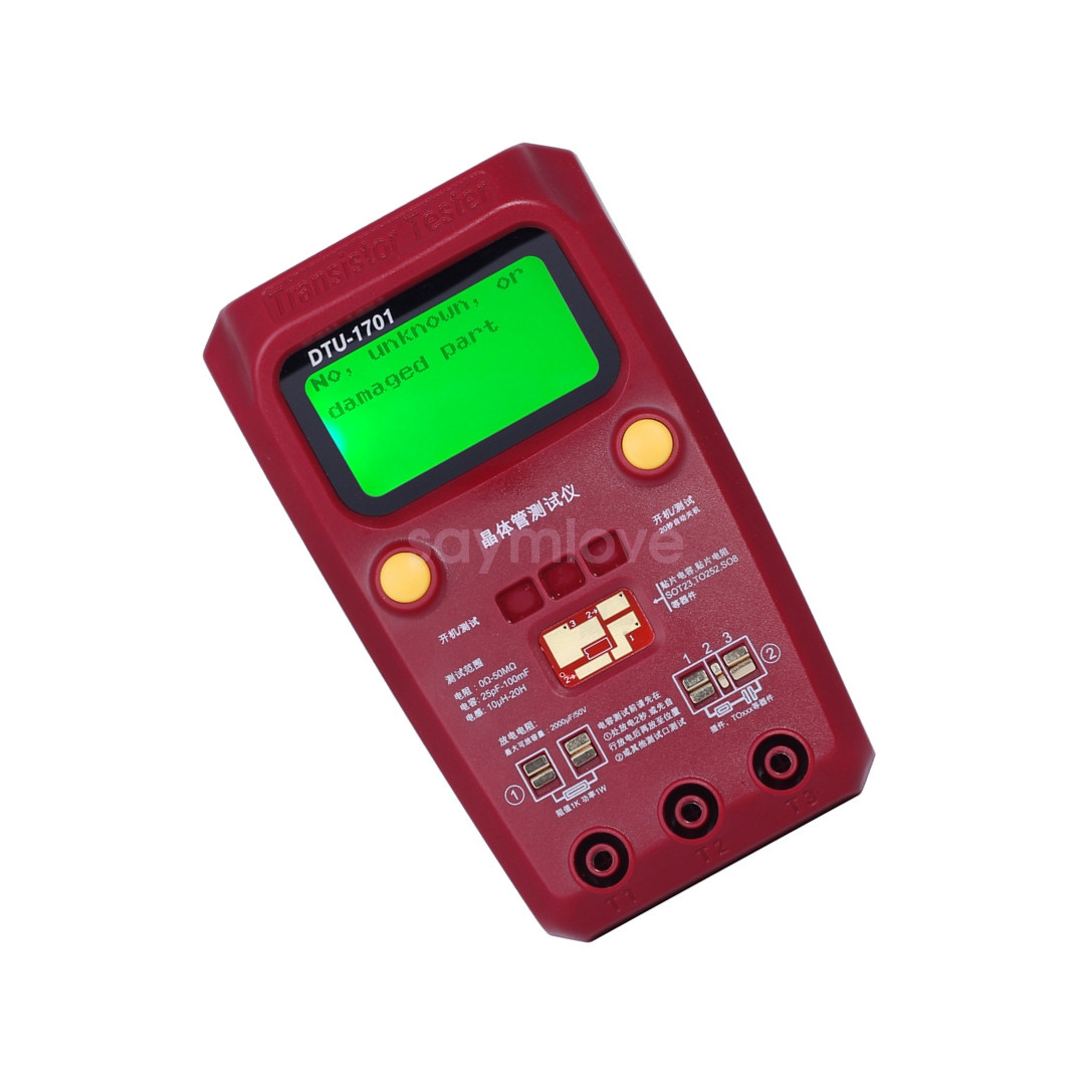 New ESR Capacitance Ohm Meter Capacitor Transistor Tester Resistance