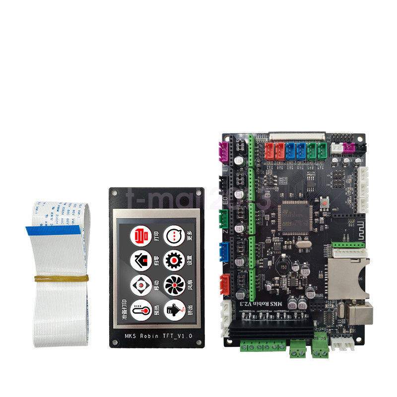 5pcs DRV8825 3D Printer Control Board Kit MKS Robin STM32 3.2/' LCD Dispaly