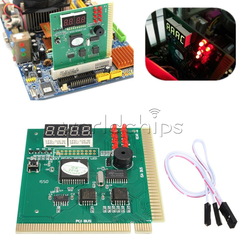 2-Digit Analysis PC Motherboard Test POST Diagnostic Debug Card Analyzer PCI