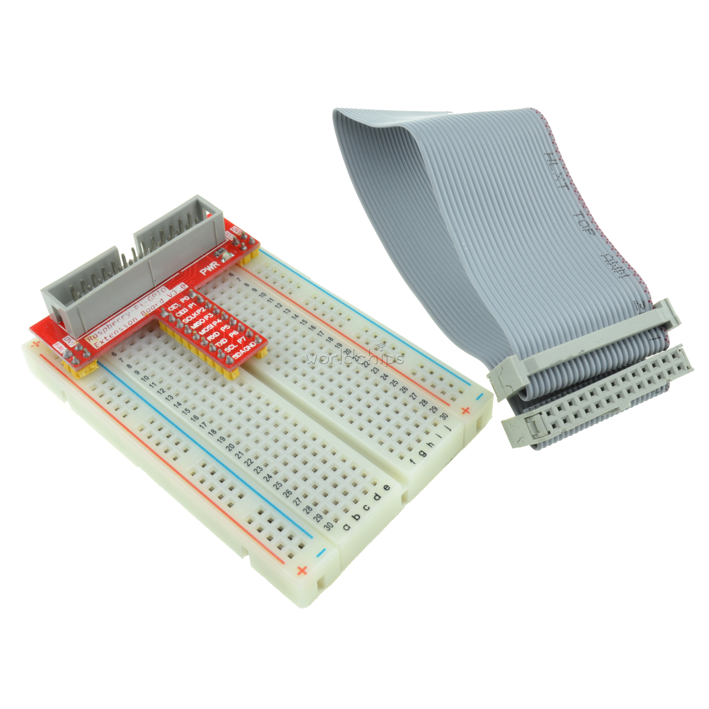 Raspberry Pi GPIO Kit Extension Board adapter breadboard 26pin GPIO ...