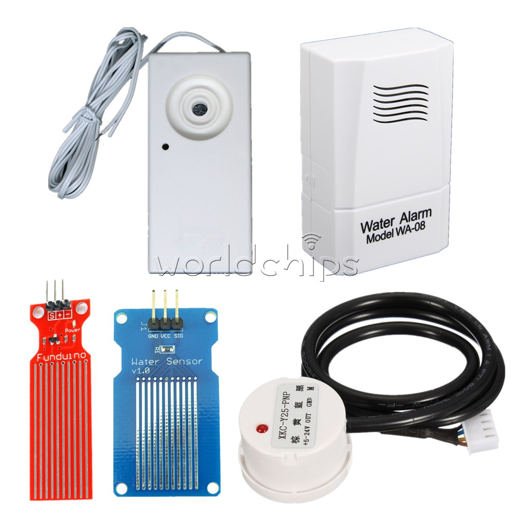 Water Sensor Leak Alarm Flood Level Overflow Detector Sensor Alert Home