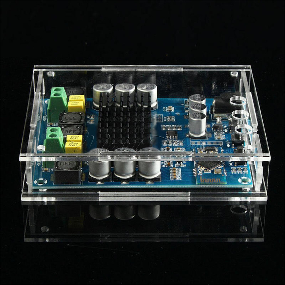 DIY Acrylic case 120W*2 TPA3116D2 Digital Bluetooth 4.0 Audio Receiver